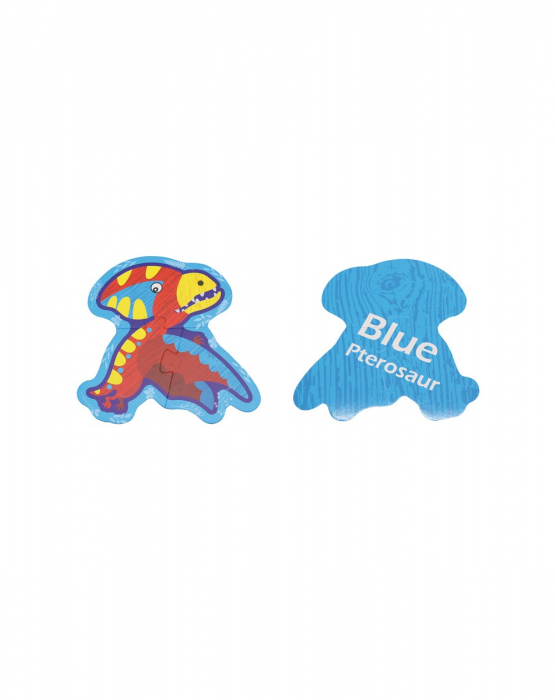 Cutie cu 6 puzzle-uri, 30 piese, Dinozauri [3]