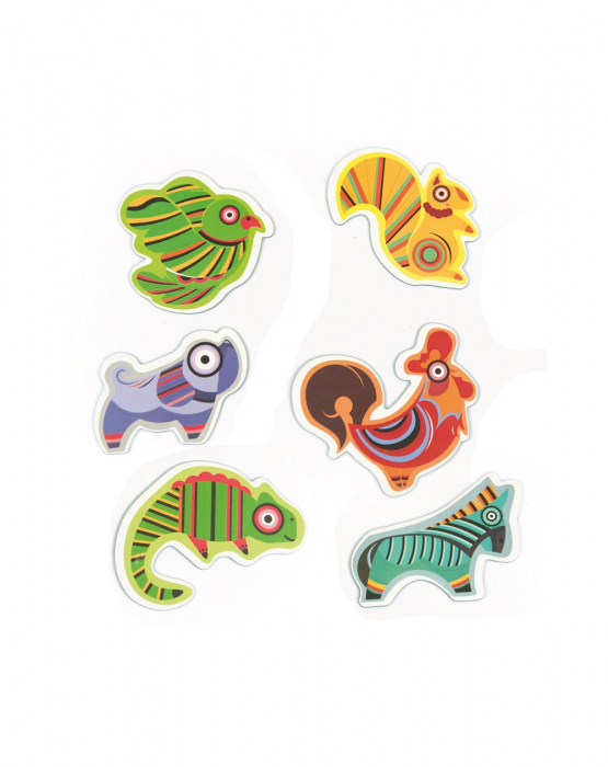 Cutie cu 6 puzzle-uri, Lumea Animalelor [2]