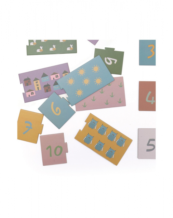 Puzzle clasic carton, cifre 1-10 [2]