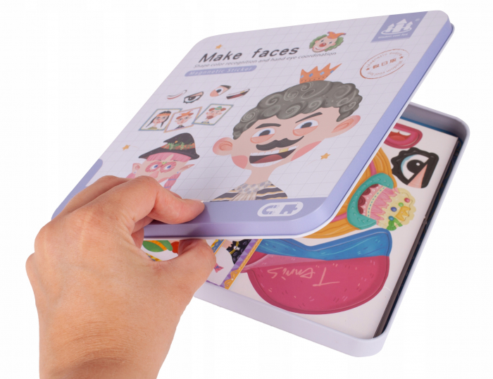 Cutie cu puzzle Make faces, 73 piese [4]