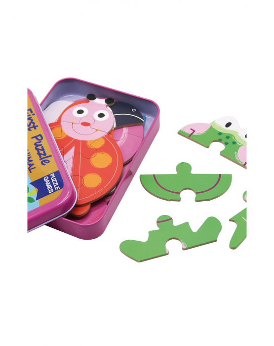 Cutie cu 6 puzzle-uri progresive, Animale [3]