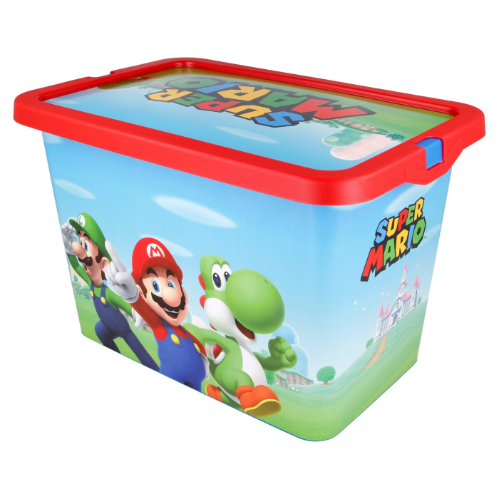 Cutie depozitare jucarii, Super Mario, 18,5x19,2x28,7 cm, 7 l [2]