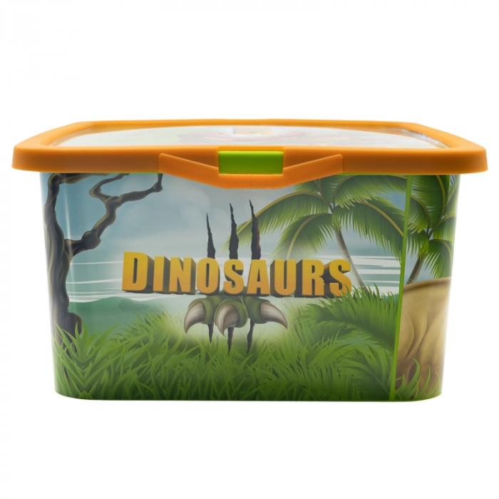 Cutie depozitare jucarii Dinozaur, 15x38,7x28,7 cm, 13 l [3]