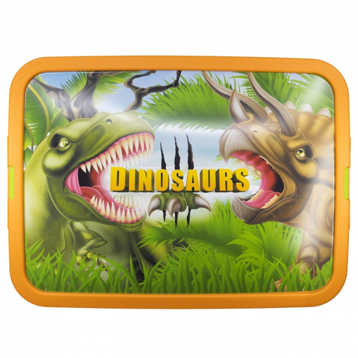 Cutie depozitare jucarii, Dinozaur, 27x38,7x28,7 cm, 23 l [2]
