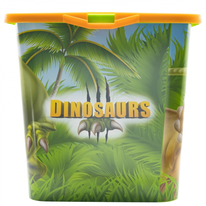 Cutie depozitare jucarii, Dinozaur, 27x38,7x28,7 cm, 23 l [4]
