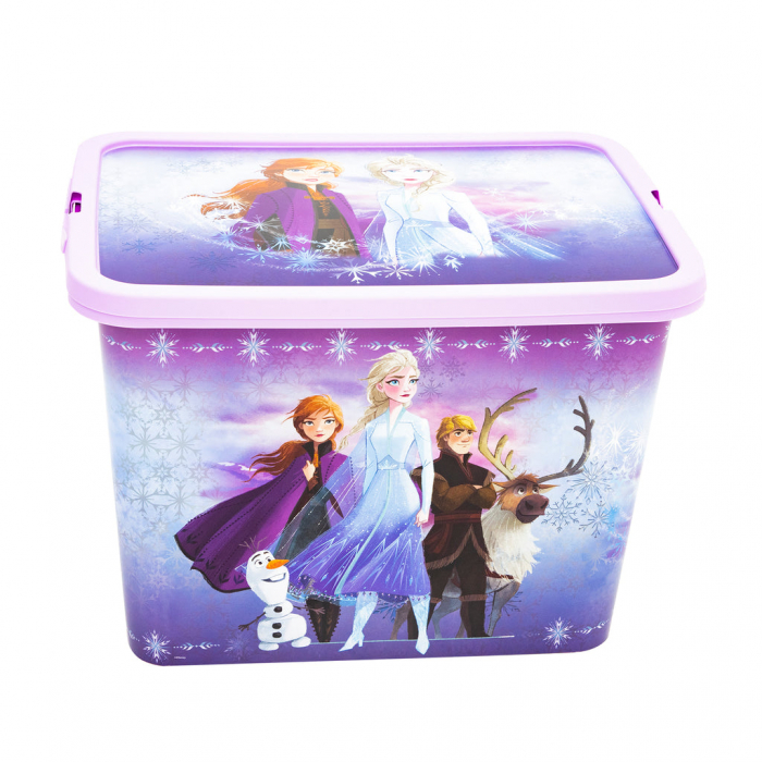 Cutie depozitare juc─ârii Disney Frozen Elsa&Anna, Plastic, 27x38,7x28,7 cm, 23 l [4]