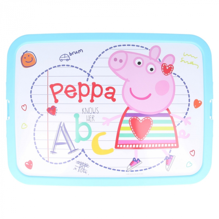 Cutie depozitare jucarii, Peppa Pig ABC, 38.7 x 28.7 x 27 cm, 23 l [2]