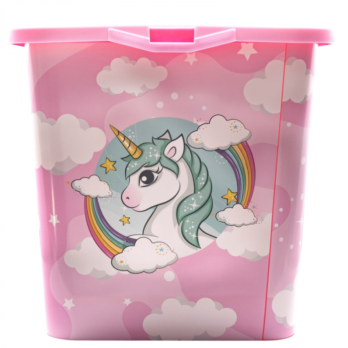 Cutie depozitare jucarii, Unicorn, 27x38,7x28,7 cm, 23 l [4]