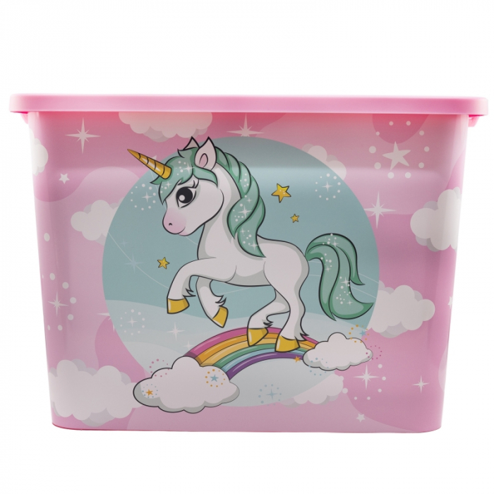 Cutie depozitare jucarii, Unicorn, 27x38,7x28,7 cm, 23 l [3]