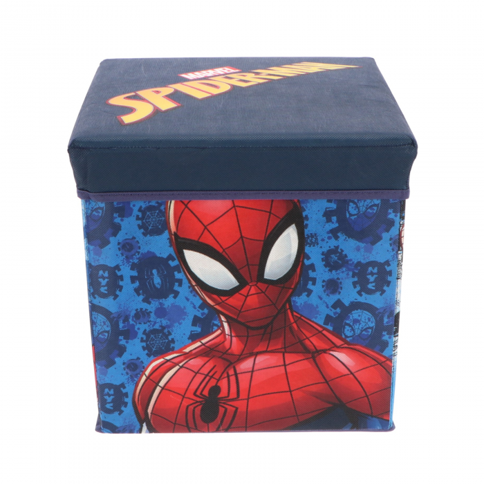 Cutie depozitare tip taburent Spiderman, 30x30x30 cm [2]