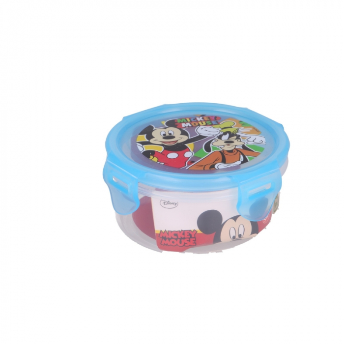Cutie rotunda pentru alimente, ermetica, Mickey Mouse Cool Summer, 270 ml [3]
