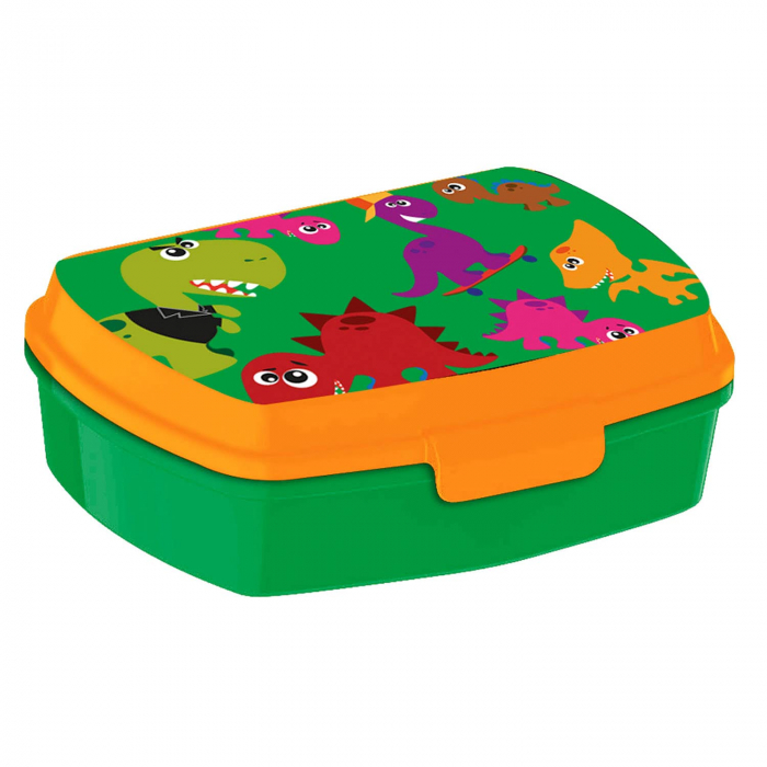 Cutie sandwich dreptunghiulara Crazy Dino, 20x8 cm [1]