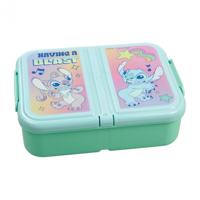 Cutie sandwich dreptunghiulara multicompartimentata Stitch Blast,18,5x14,5x5,5 cm [3]