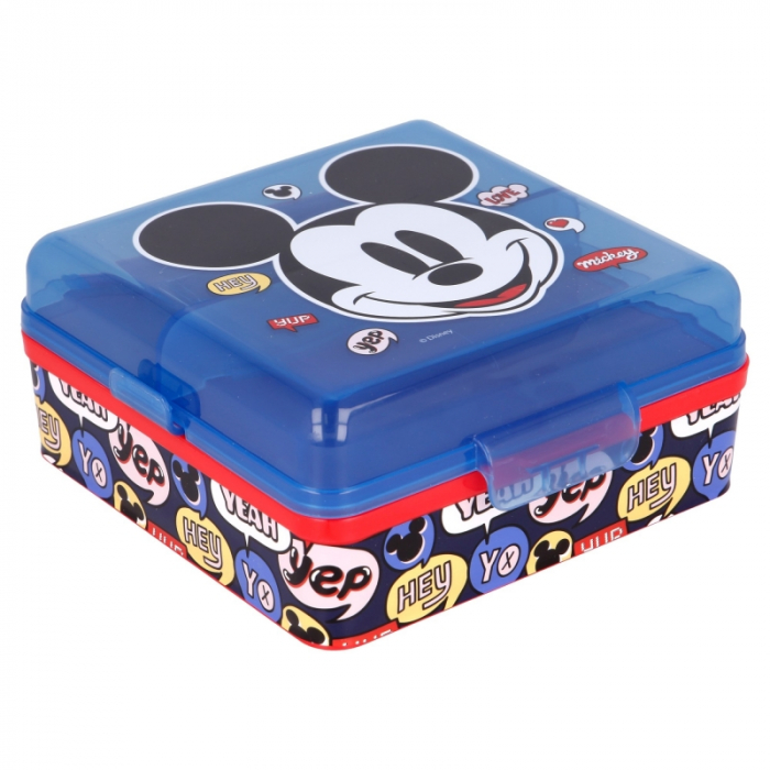 Cutie sandwich patrata Mickey Mouse, 19,5,5x16,5x6,7 cm [3]