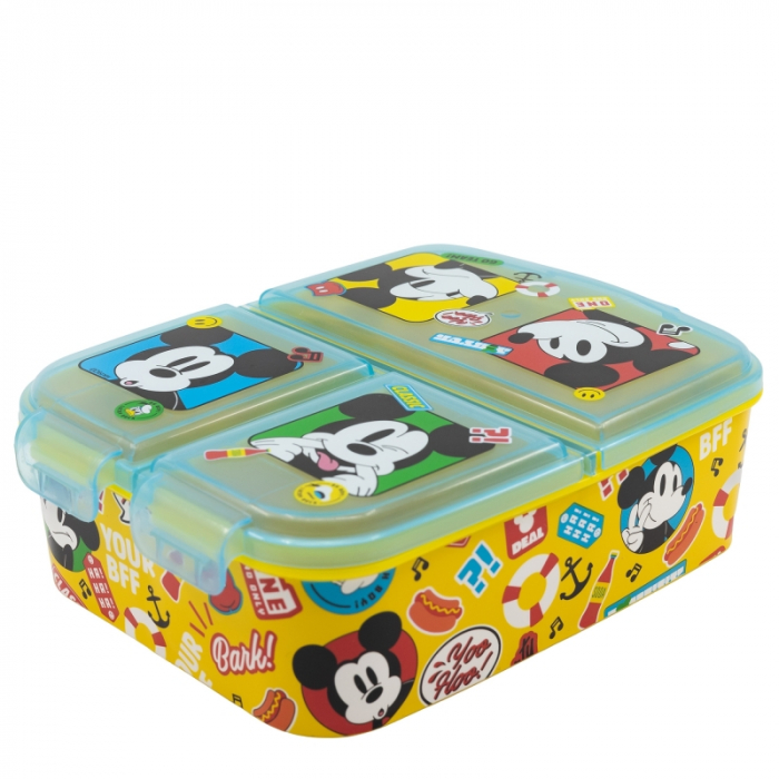 Cutie sandwich multicompartimente Mickey Mouse, 6.7 ╤à 16.5 ╤à 19.5 cm [2]