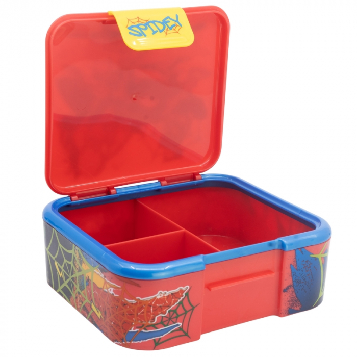Cutie sandwich multicompartimente Spiderman Moving Target, 18x16x6.2 cm [3]