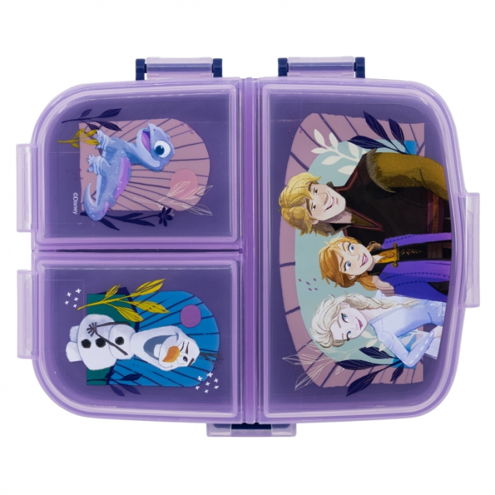 Cutie sandwich multicompartimente XL, Frozen II Trust the Journey, 19,5x6,7x16,5 cm [4]