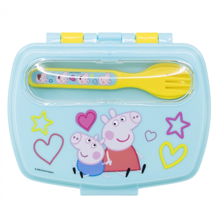 Cutie sandwich, Peppa Pig cu tacamuri [3]