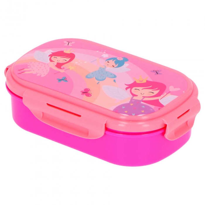 Cutie sandwich plastic cu tacamuri Fairy Princess , 21x14x6 cm [2]