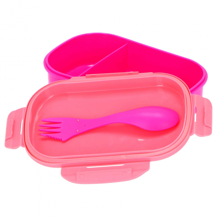 Cutie sandwich plastic cu tacamuri Fairy Princess , 21x14x6 cm [3]
