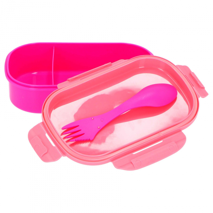 Cutie sandwich plastic cu tacamuri Fairy Princess , 21x14x6 cm [7]