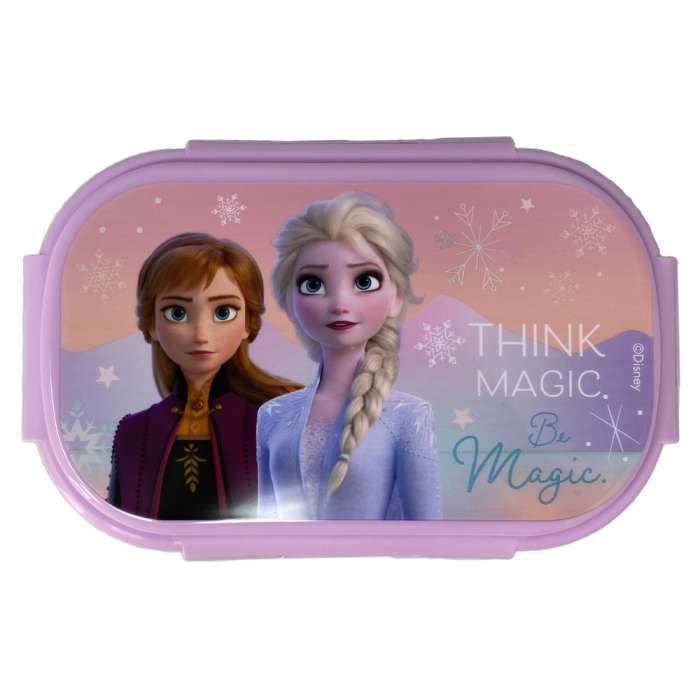 Cutie sandwich plastic cu tacamuri Frozen 2 Be Magic, 22.5x14x6.5 cm [6]