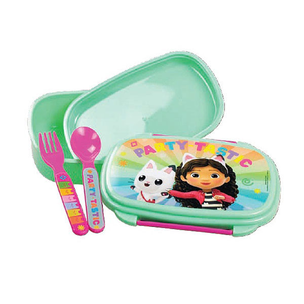 Cutie sandwich plastic cu tacamuri Gabby's Dollhouse Color Fade , 18x13x6.5 cm [1]