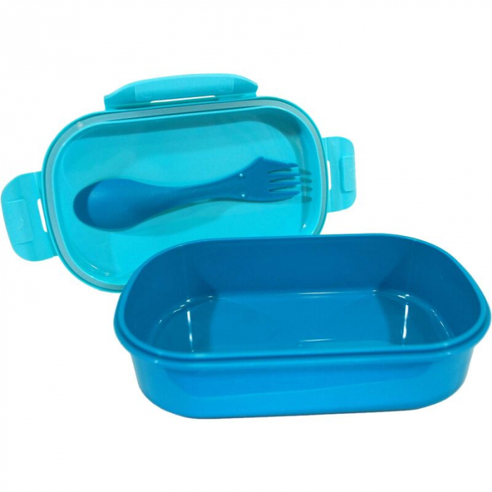Cutie sandwich plastic cu tacamuri Jungla , 21x14x6 cm [6]