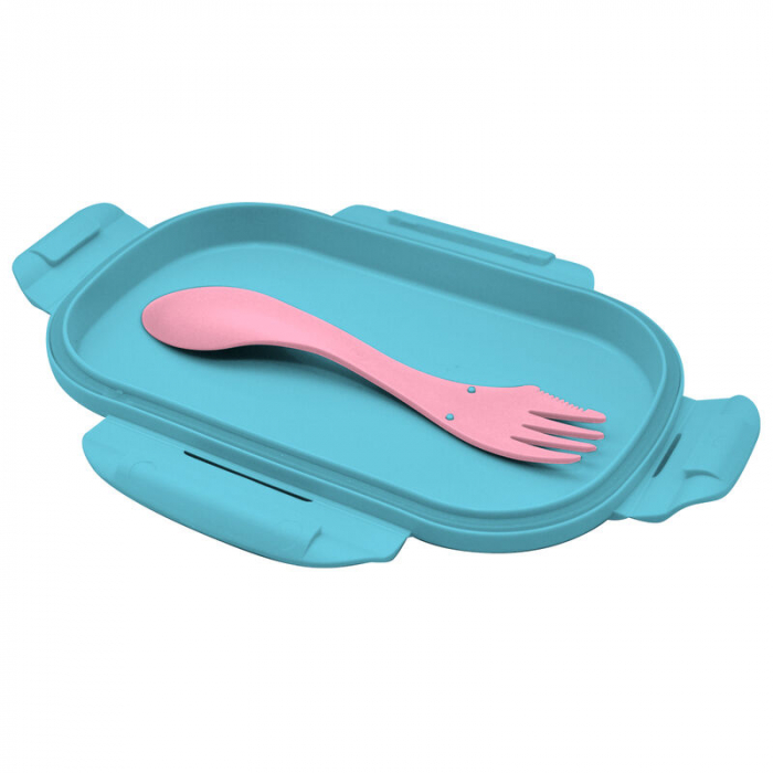 Cutie sandwich plastic cu tacamuri Lilo & Stitch , 21x14x6 cm [3]