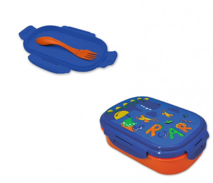 Cutie sandwich plastic cu tacamuri Roar Friends , 21x14x6 cm [2]
