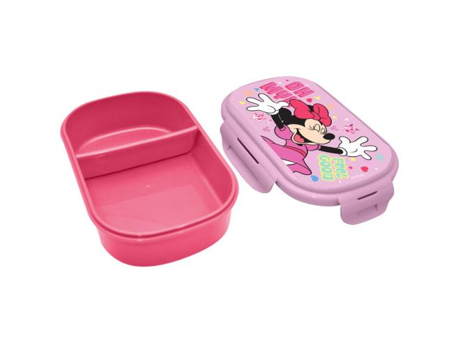 Cutie sandwich plastic cu tacamuri Minnie Mouse Feel Good, 22.5x14x6.5 cm [3]