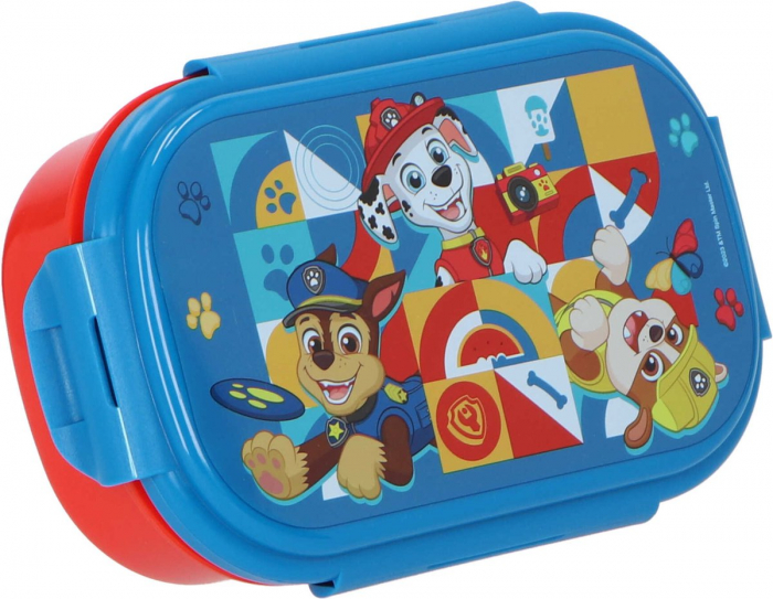 Cutie sandwich plastic cu tacamuri Paw Patrol, 22.5x14x6.5 cm [1]