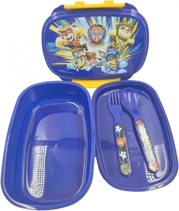 Cutie sandwich plastic cu tacamuri Paw Patrol Power Up, 18x12x6 cm [2]