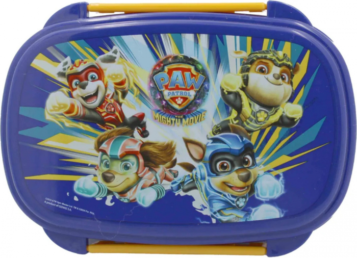 Cutie sandwich plastic cu tacamuri Paw Patrol Power Up, 18x12x6 cm [4]