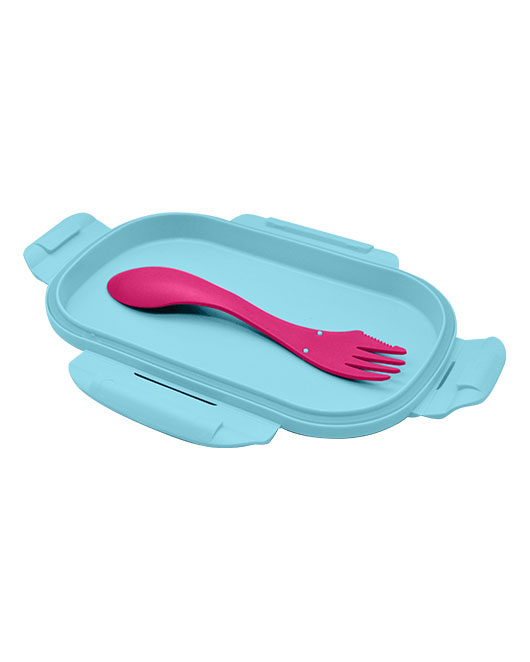 Cutie sandwich plastic cu tacamuri Peppa Pig Smile, 22.5x14x6.5 cm [2]