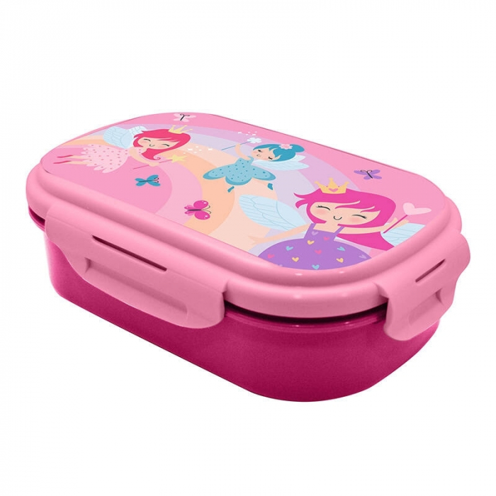 Cutie sandwich plastic cu tacamuri Fairy Princess , 21x14x6 cm [1]