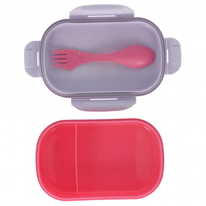 Cutie sandwich plastic cu tacamuri Unicorn You Are Special , 21x14x6 cm [2]