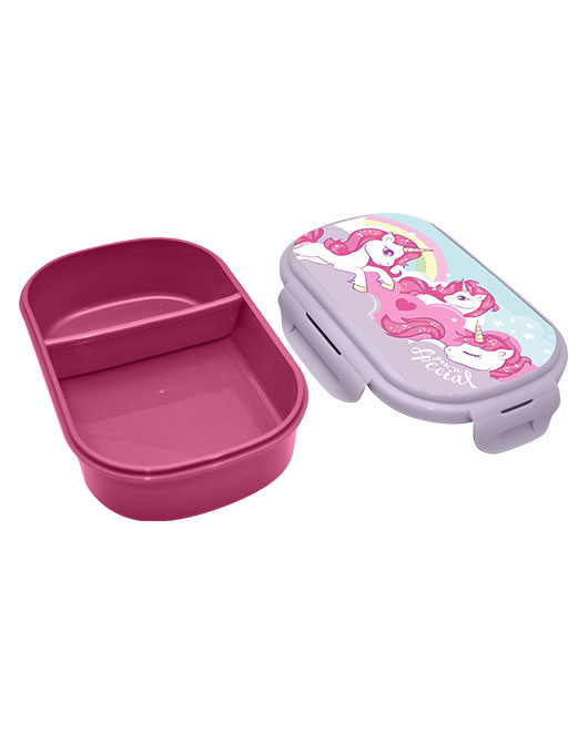 Cutie sandwich plastic cu tacamuri Unicorn You Are Special , 21x14x6 cm [5]