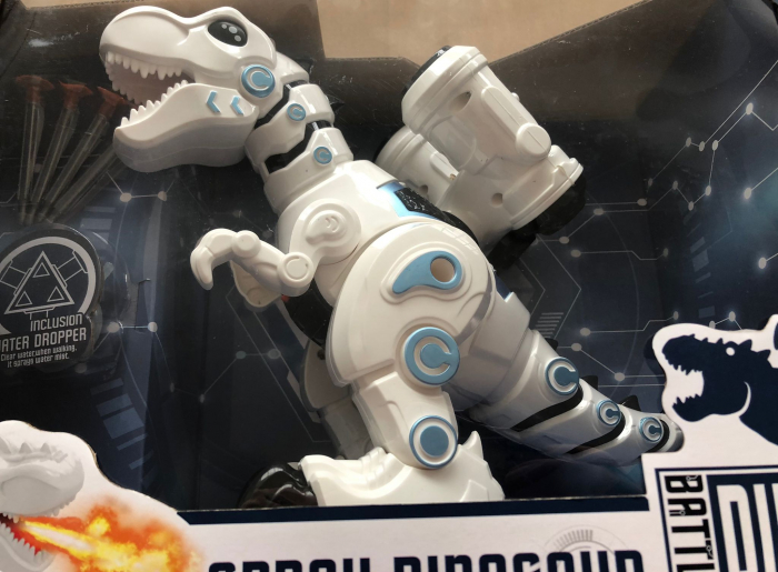 Dinozaur robot aruncator de sageti si flacari [7]