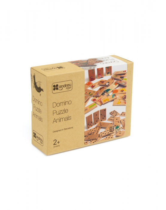 Set 2 in 1 domino animale, 28 piese [7]
