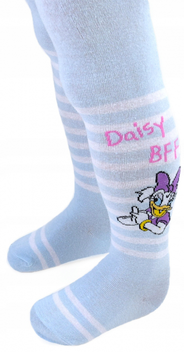 Dres din bumbac cu imprimeu Minnie si Daisy BFF [3]