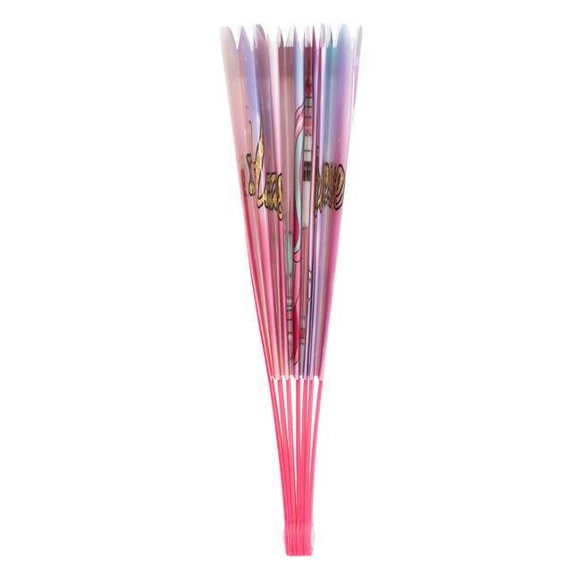 Evantai Fucsia Unicorn "Always Believe" pentru Copii 24cm [2]
