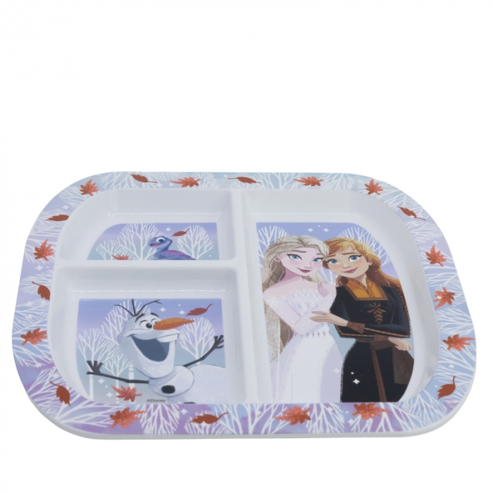 Farfurie melamina compartimentata Frozen Disney 22x19.5x1.8 cm [2]