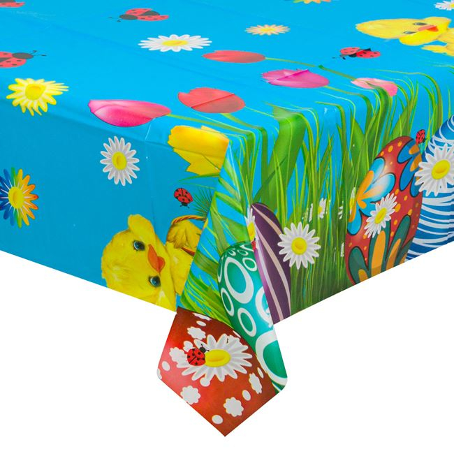 Fata de Masa de Petrecere Ratusca Cos Oua 180x120cm [2]