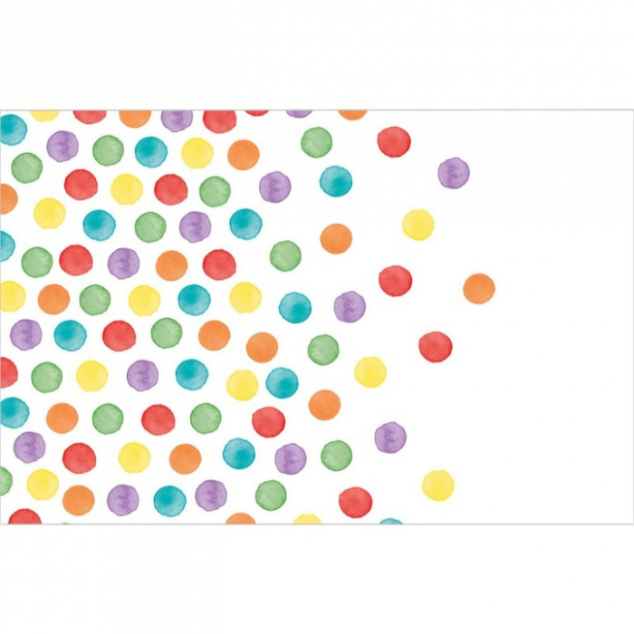 Fata de masa din plastic Watercolor Dots 120x180 cm [1]