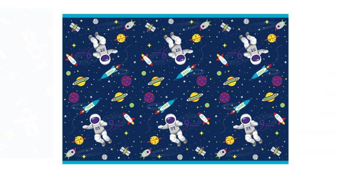 Fata de masa Petrecere Spatiu, plastic 120x180 cm [2]