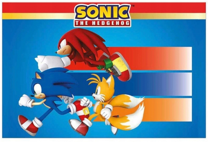 Fata de masa Petrecere Sonic Speed, plastic 120x180 cm [2]