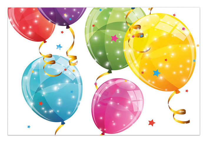 Fata de masa Sparkling Balloons 120x180 cm [4]