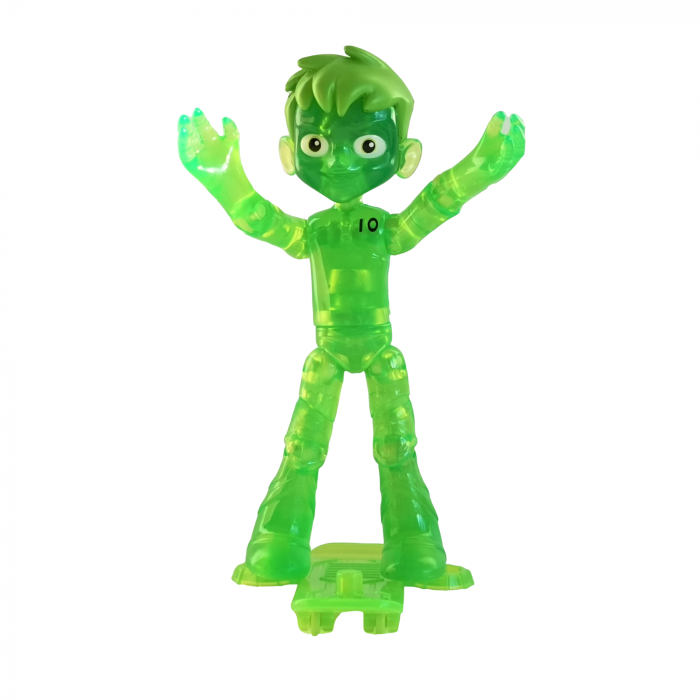 Figurina articulata Glitch Ben - Ben 10 , translucid, 12 cm [4]