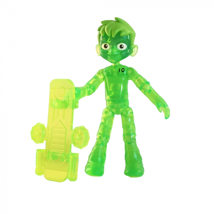 Figurina articulata Glitch Ben - Ben 10 , translucid, 12 cm [2]